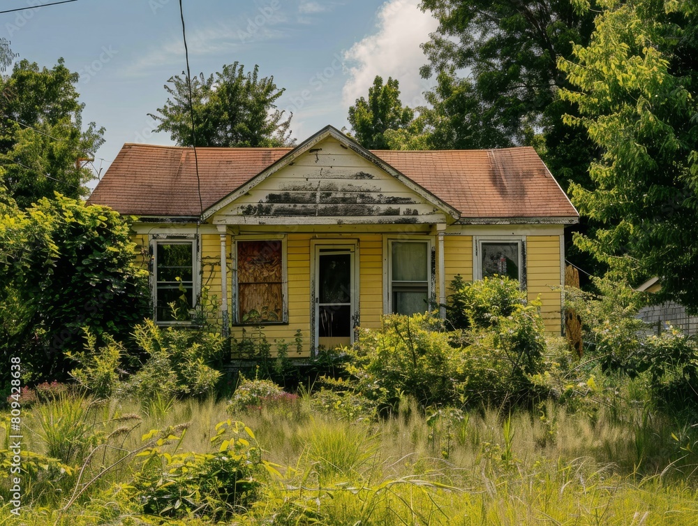Real properties that are not perfectly manicured Real properties that are not perfectly manicured