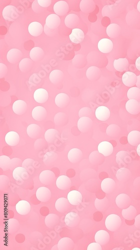 Pink and white background filled with numerous bubbles