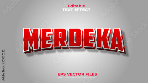Art & IllustrationMerdeka Indonesia Garuda EPS Editable Text Effect and font can be changed