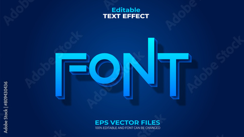 Neon ,Futuristic EPS Editable Text Effect and font can be changed