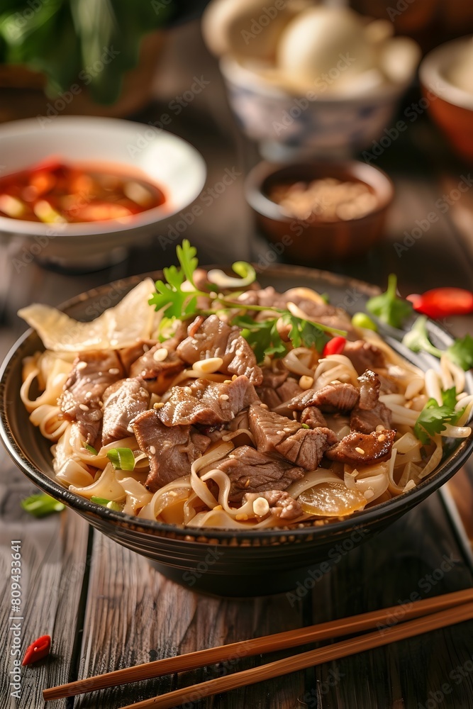 Beef Chow Fun Interactive Recipe Guide Explore the Ingredients Techniques and Cultural Heritage of This Authentic Chinese Dish