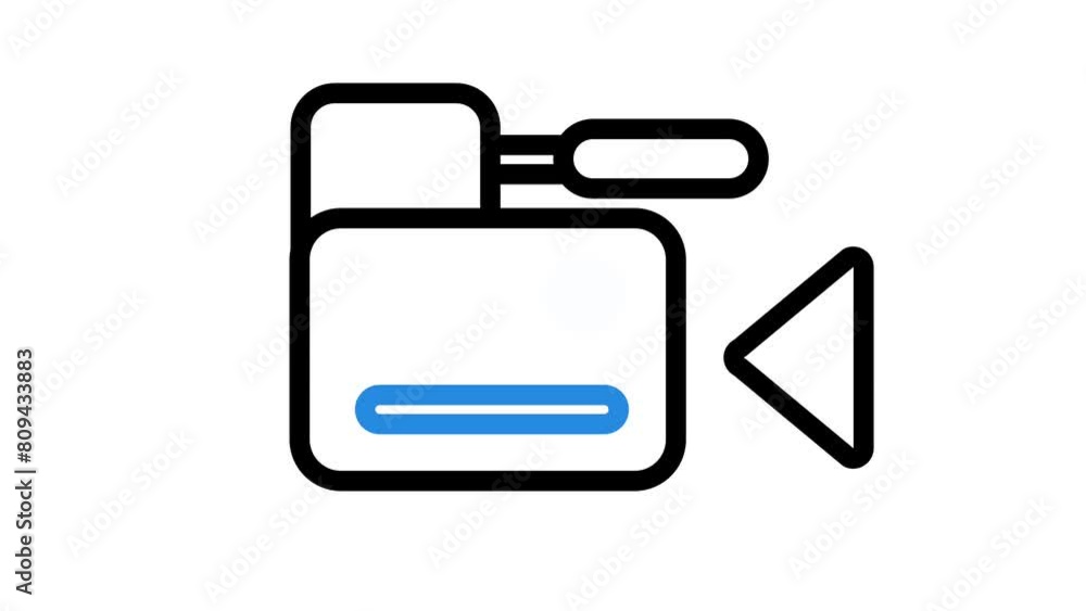 Animation of camera Icon suitable for content creator, presentation Animation of camera Icon suitable for content creator, presentation