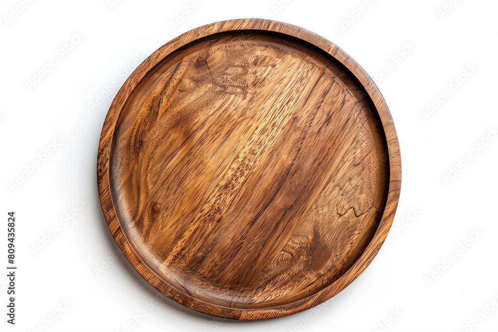a wooden plate with a white background a wooden plate with a white background
