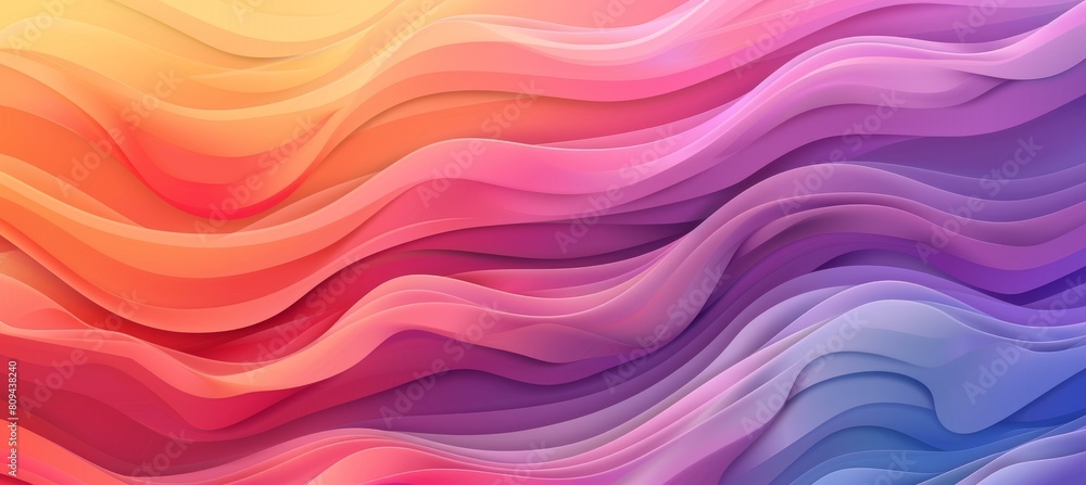 abstract pastel colorful background with waves