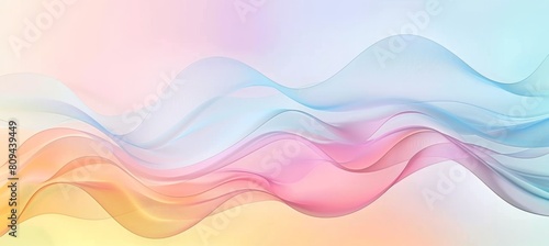 abstract pastel colorful background with waves