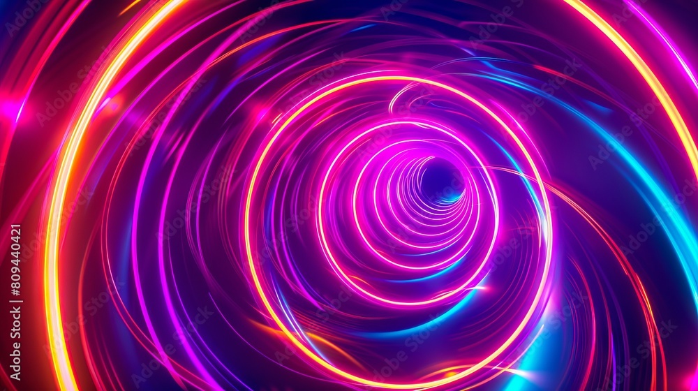 A colorful abstract background with a spiral tunnel. A colorful abstract background with a spiral tunnel.