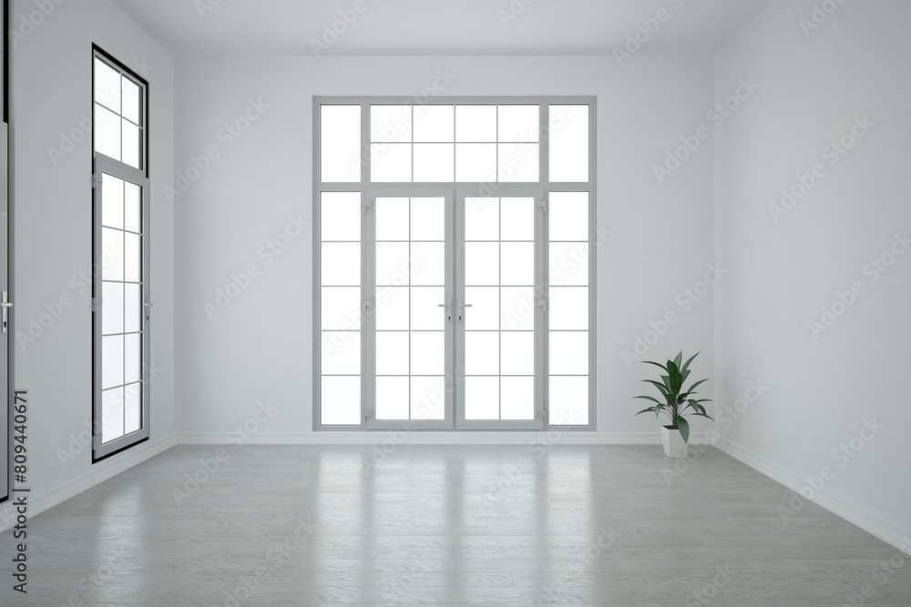 Fototapeta premium Modern interior design. 3D illustration