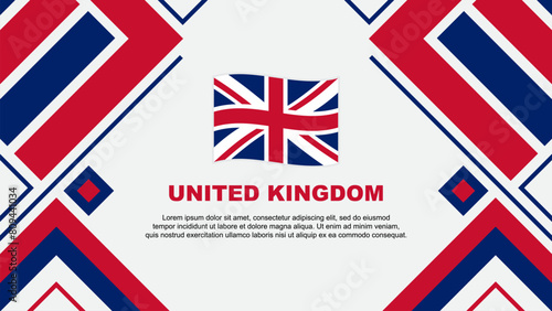 Wallpaper Mural United Kingdom Flag Abstract Background Design Template. United Kingdom Independence Day Banner Wallpaper Vector Illustration. United Kingdom Flag Torontodigital.ca