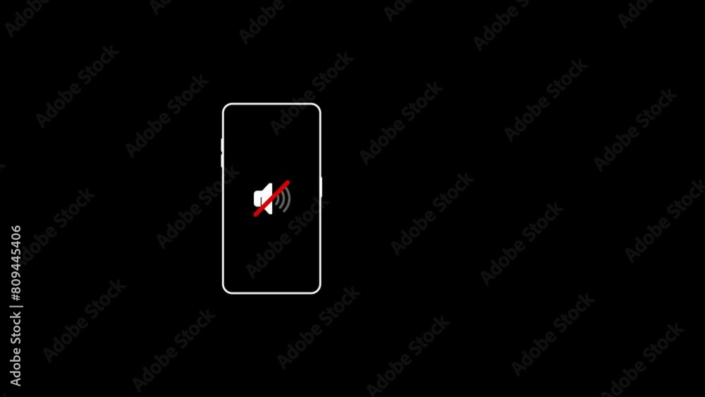 Please silent your phone sign animation on transparent background perfect for library or worship place Please silent your phone sign animation on transparent background perfect for library or worship place