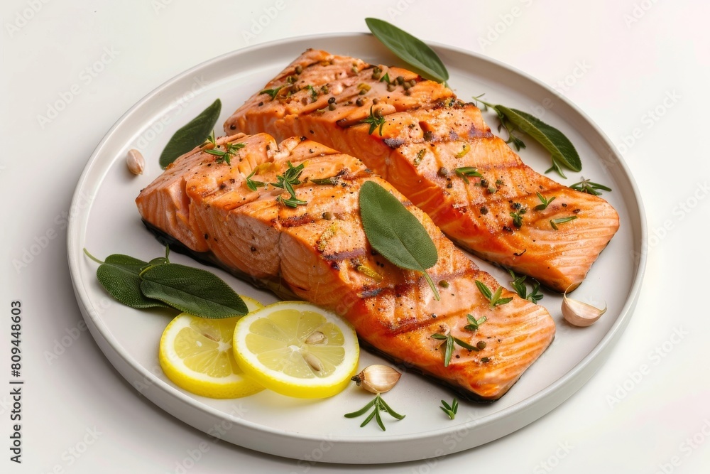 Alder-Grilled King Salmon with Sage and Juniper Flavors Alder-Grilled King Salmon with Sage and Juniper Flavors