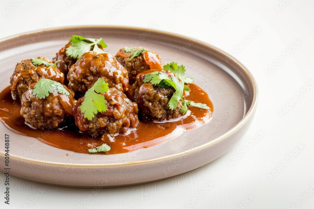 Gourmet Albondigas with Smoky Chipotle Tomato Sauce