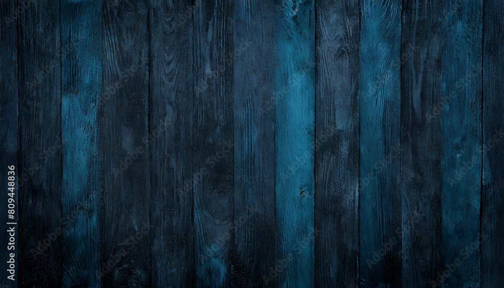 Black blue wooden texture. Dark painted old wood. Rough planks. Dark rustic background Black blue wooden texture. Dark painted old wood. Rough planks. Dark rustic background