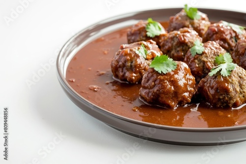 Spanish-style Albondigas in Chipotle Tomato Sauce