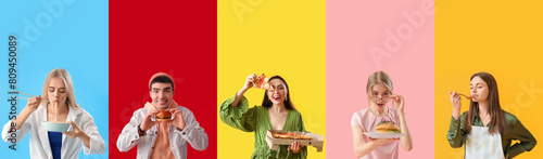 Group of young people with ...