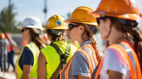 Female Construction Workers in Discussion