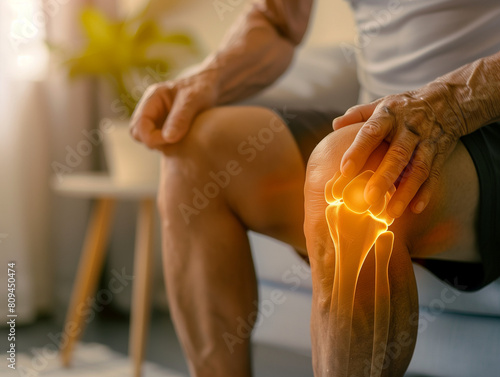 Person with Knee Pain Visualization 