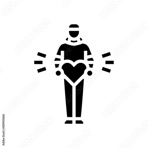 self expression emo glyph icon vector. self expression emo sign. isolated symbol illustration