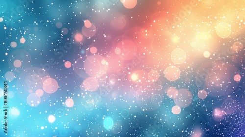 An abstract pastel bokeh background with soft light and a glowing effect, featuring abstract pastel bokeh on a blurred light blue or green gradient background with bokeh lights.