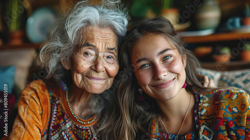 A photo of my grandmother and granddaughter together