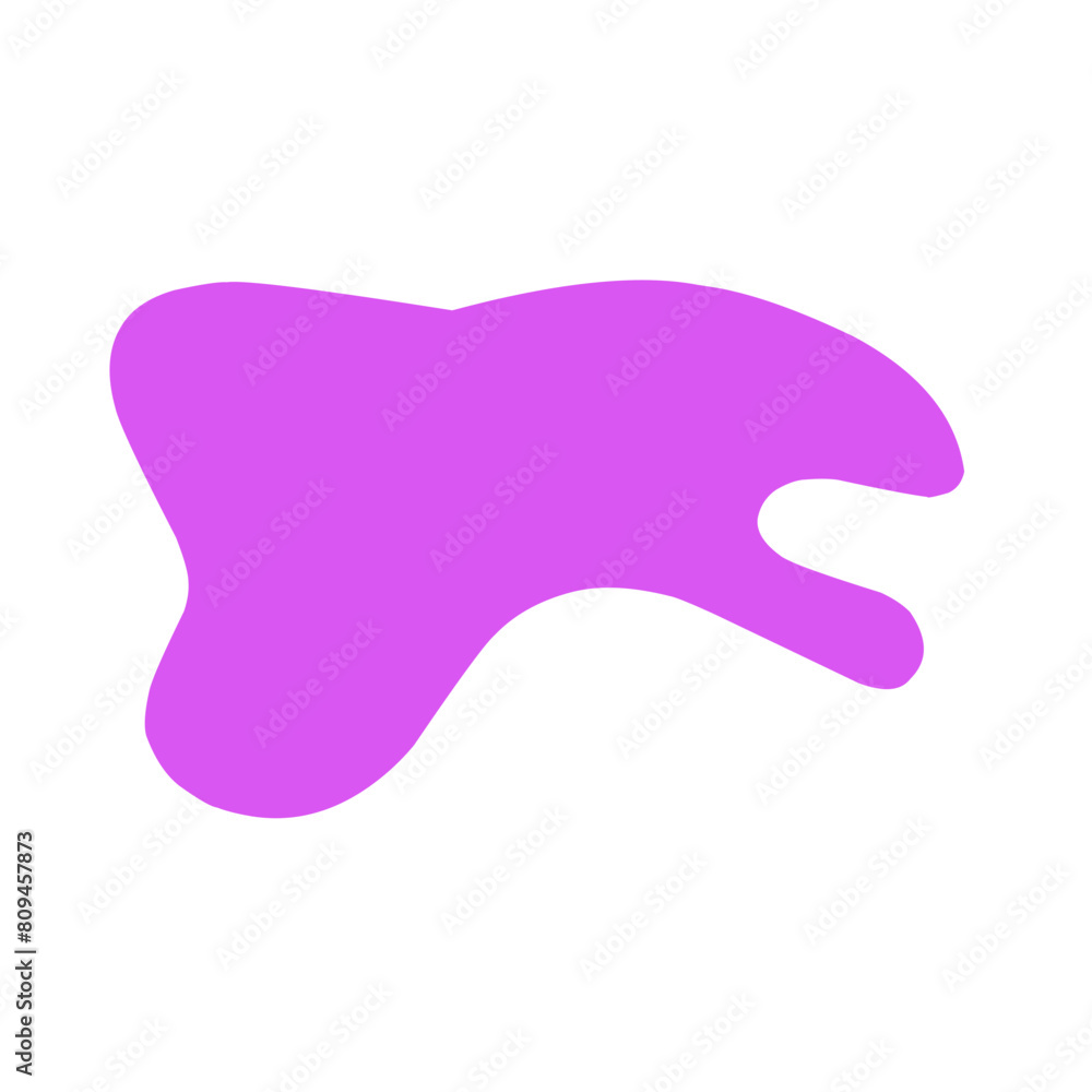 purple organic blob purple organic blob