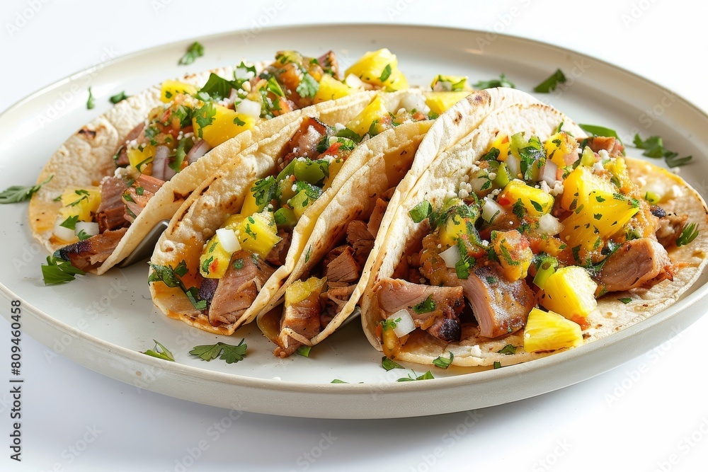 Taste the Artistry of Al Pastor Tacos with Pineapple-Jalapeno Salsa Taste the Artistry of Al Pastor Tacos with Pineapple-Jalapeno Salsa