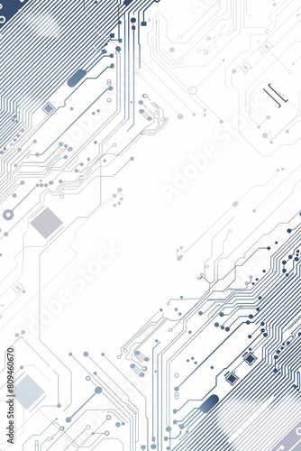 The electronic circuit board background, Generative Ai