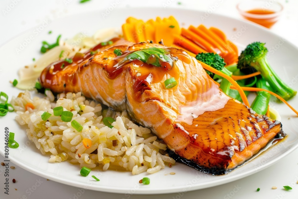 Air-Fryer Hoisin-Glazed Salmon Recipe Air-Fryer Hoisin-Glazed Salmon Recipe