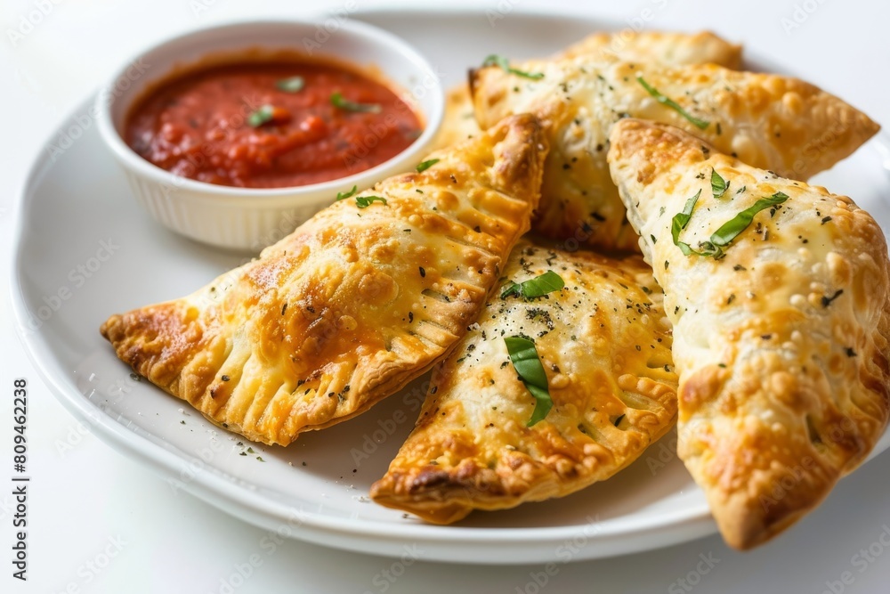 Golden Brown Air-Fried Three-Cheese Turnovers with Rich Ricotta and Provolone Golden Brown Air-Fried Three-Cheese Turnovers with Rich Ricotta and Provolone
