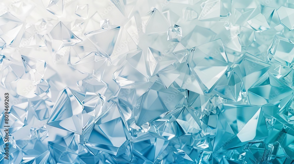 A crystalthemed gradient with iceblue fading into clear diamond whites A crystalthemed gradient with iceblue fading into clear diamond whites