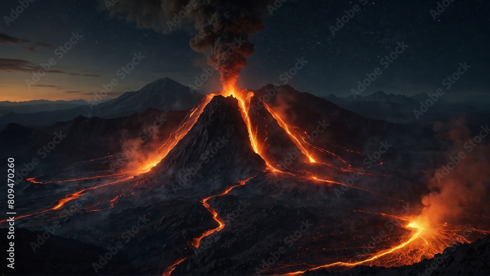 burning lava 