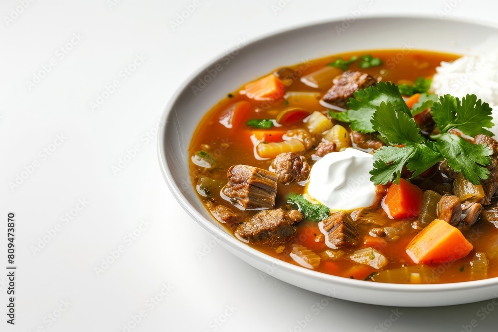 Flavorful Cuban Ajiaco Soup with Tasajo and Pork Stew Meat