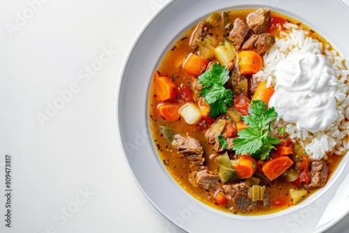 Flavorful Cuban Ajiaco Soup with Tasajo and Pork Stew Meat