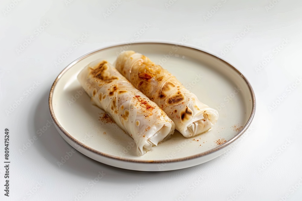 Appetizing Air-Fried Chicken Roll-Ups with Thai Chili Dipping Sauce Appetizing Air-Fried Chicken Roll-Ups with Thai Chili Dipping Sauce
