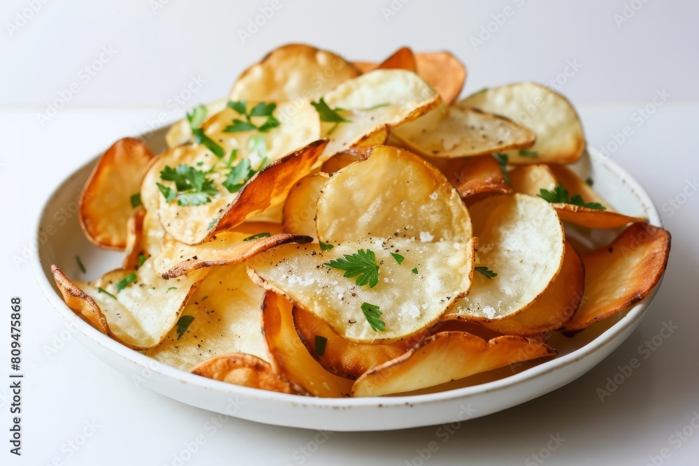 Air Fried Potato Chips: A Guilt-Free Snack in a Bowl