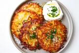 Perfectly Crispy Air Fryer Latkes with a Touch of Matzo Meal
