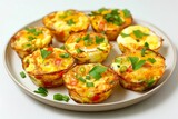 Scrumptious Air Fryer Egg Bites with Cheddar and Bell Peppers