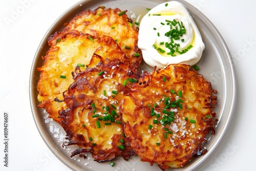 Perfectly Crispy Air Fryer Latkes with a Touch of Matzo Meal