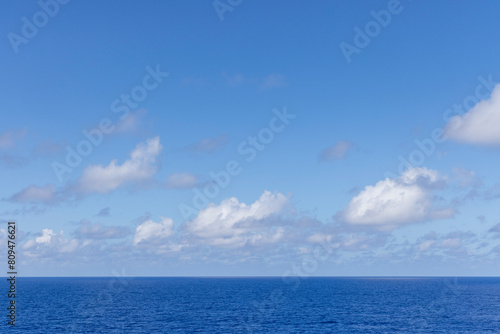 Beautiful Blue Sky, Clouds sky scape for photographic backkground or sky replacement 