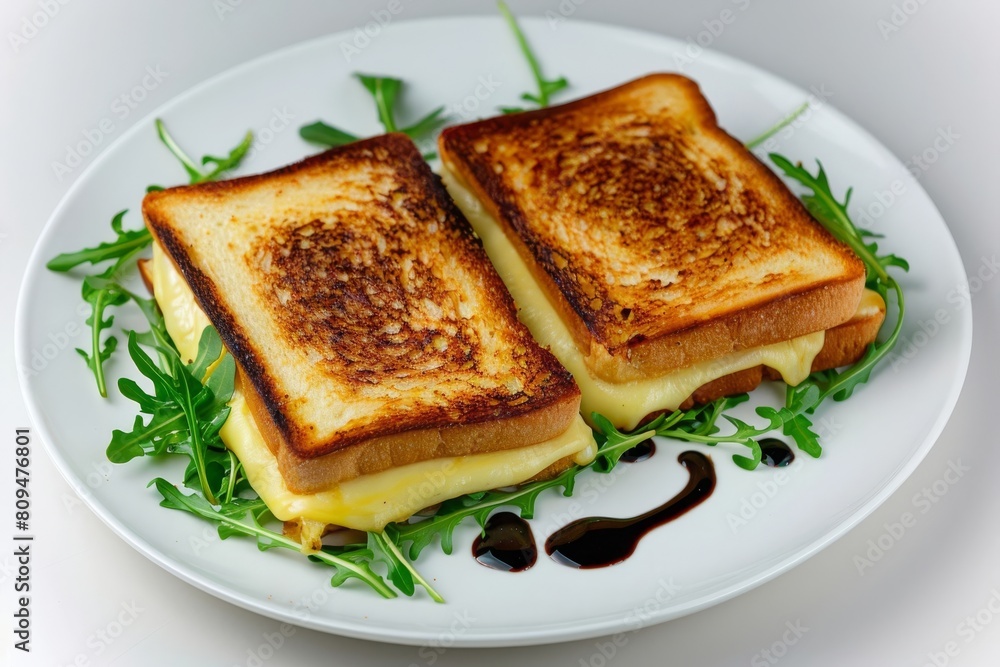 Air Fryer Grilled Cheese with Gooey Cheddar and Mozzarella
