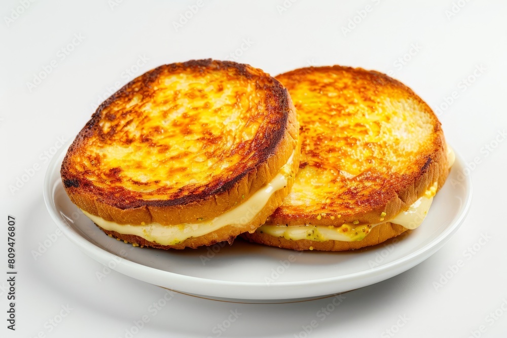 Air Fryer Grilled Cheese with Melting Cheddar and Mozzarella