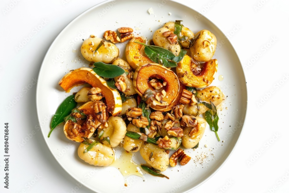Air Fryer Gnocchi and Squash with Brown Butter and Sage, a Visual Feast