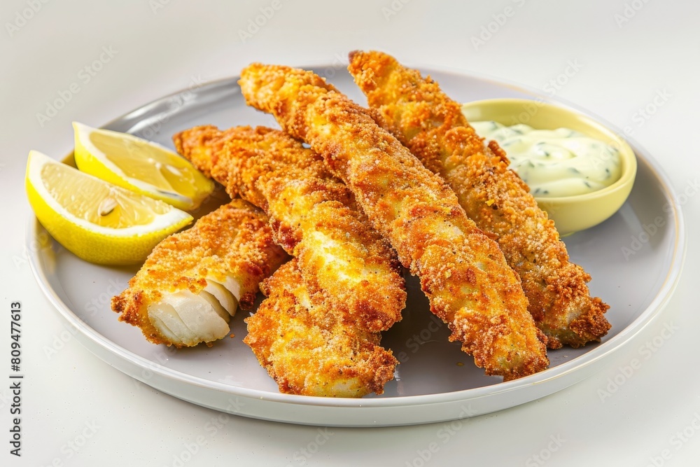 Delicious Air Fryer Fish Sticks with Tangy Tartar Sauce