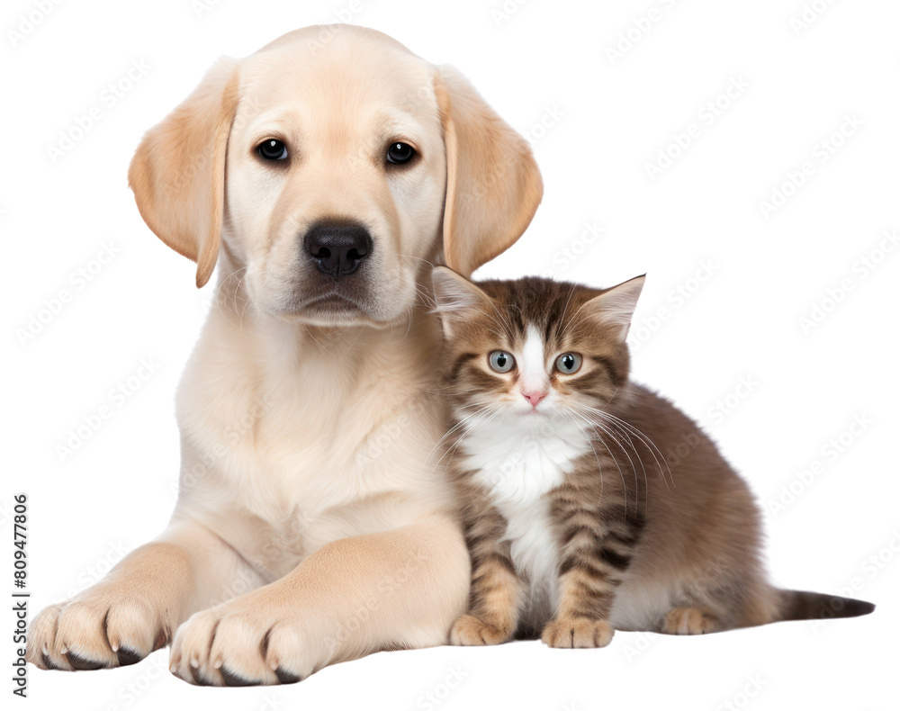 PNG  Animal mammal kitten puppy. AI generated Image by rawpixel.