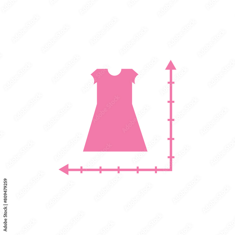 vector graphic of size chart icon this good for your project. vector graphic of size chart icon this good for your project.