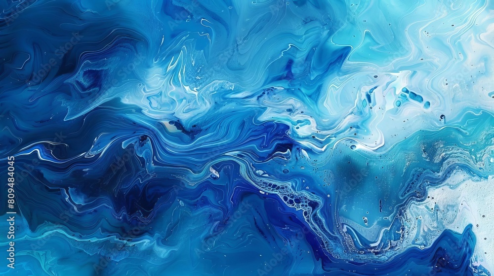 custom made wallpaper toronto digitalBright cerulean blue and aqua mixed with navy and hints of white for an abstract oceanic texture