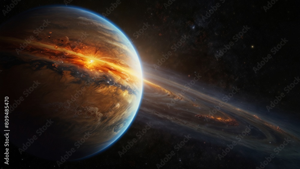 Obraz premium 宇宙空間イメージ,Generative AI AI画像