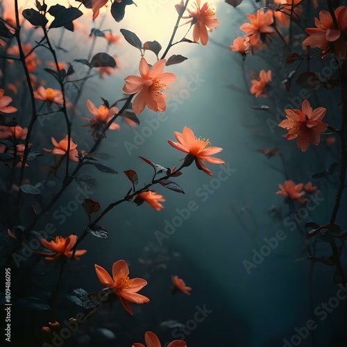Dark Floral Digital Backdrop for Maternity Photos - Flower Overlay for Photoshop | Floral Photography Digital Composite