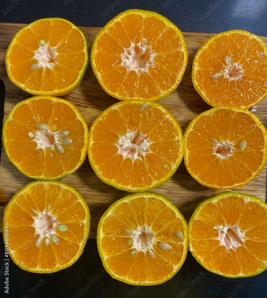 orange cut orange cut