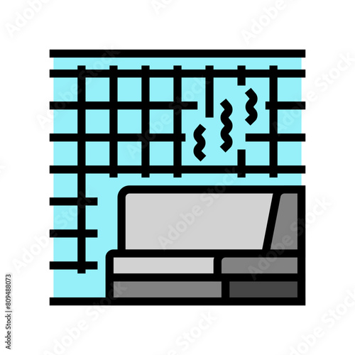 steam room color icon vector. steam room sign. isolated symbol illustration