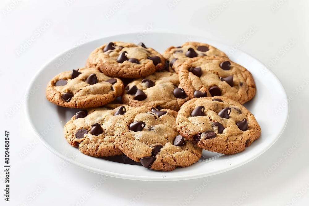 Freshly Baked Air Fryer Chocolate Chip Cookies for Indulgent Treat
